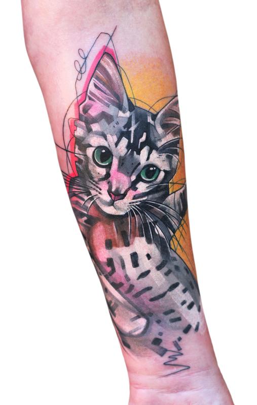  Kitty  Cat  Tattoo  by Ivana Tattoo  Art TattooNOW